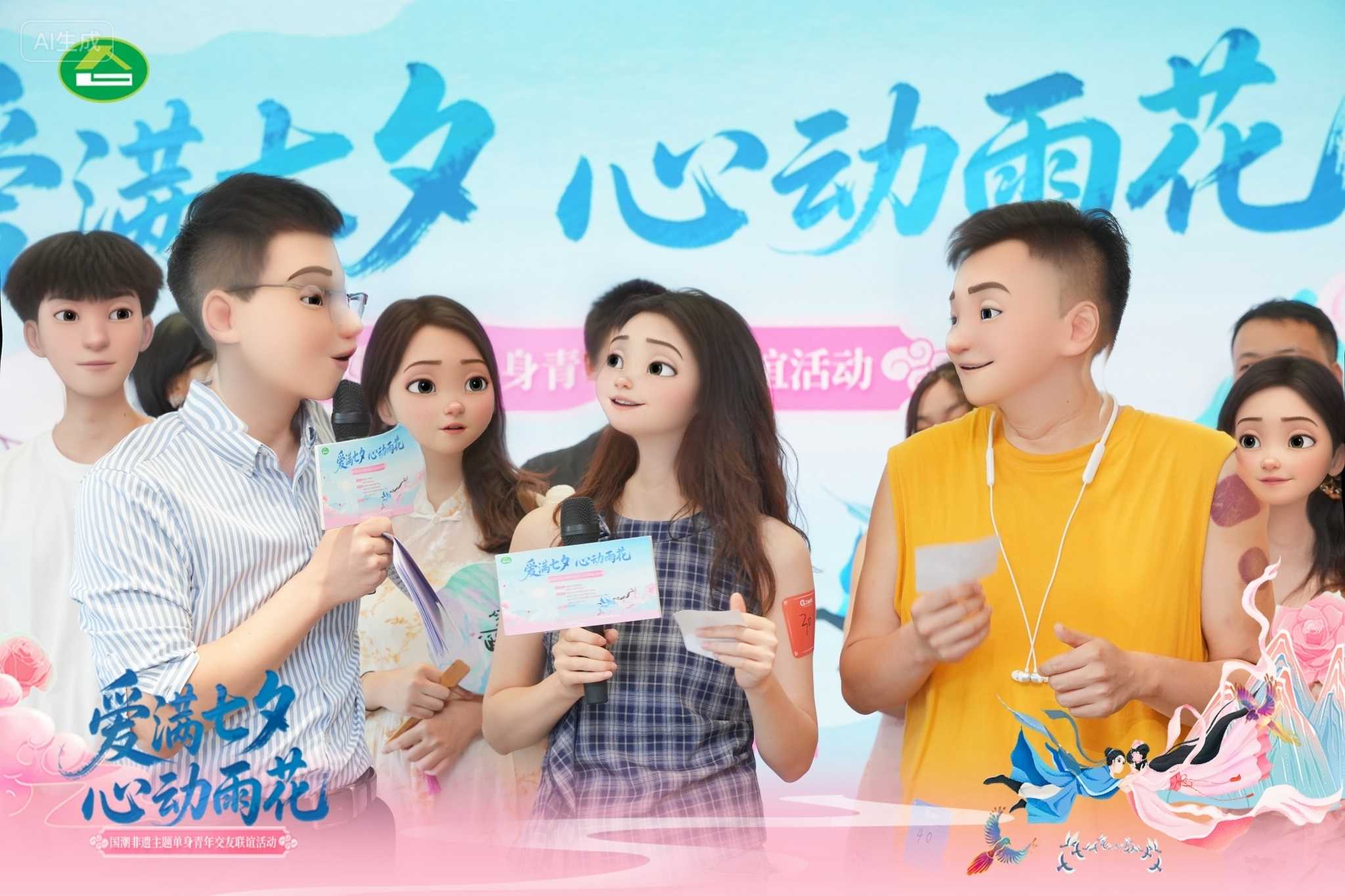 “爱满七夕·心动雨花”国潮非遗交友活动甜蜜收官