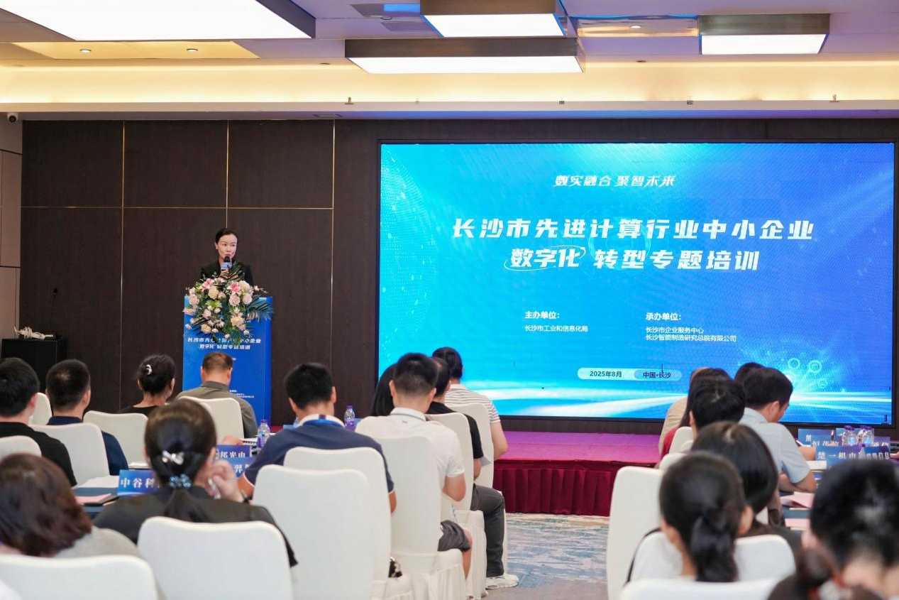 长沙市先进计算行业中小企业数字化转型专题培训成功举办